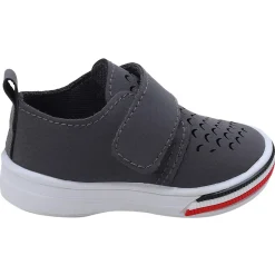 Baby Moo Breathable Velcro Strap Anti-Skid Chu Chu Sound Sneakers - Grey