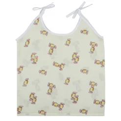 Baby Moo Candy Crush Round Neck Sleeveless Tie Knot Cotton Jhablas 5 Pcs - Pink, Multicolour