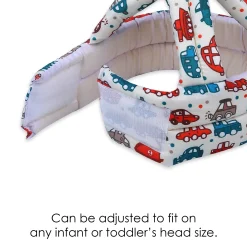Baby Moo Car & Truck Head Protection Adjustable Cushioned Safety Helmet - Cream