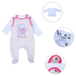 Baby Moo Celebration Themed Alia's Raha 30 Pcs Luxury Gift Hamper Red - 0-18M Sizes Available