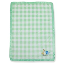 Baby Moo Checkered Charm Soft Fur Blanket - Green