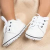 Baby Moo Classic Soft Sole Anti-Slip Booties - White