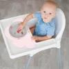 Baby Moo Cloud Shaped Kids Dining Table Silicone Waterproof Placemat - Pink