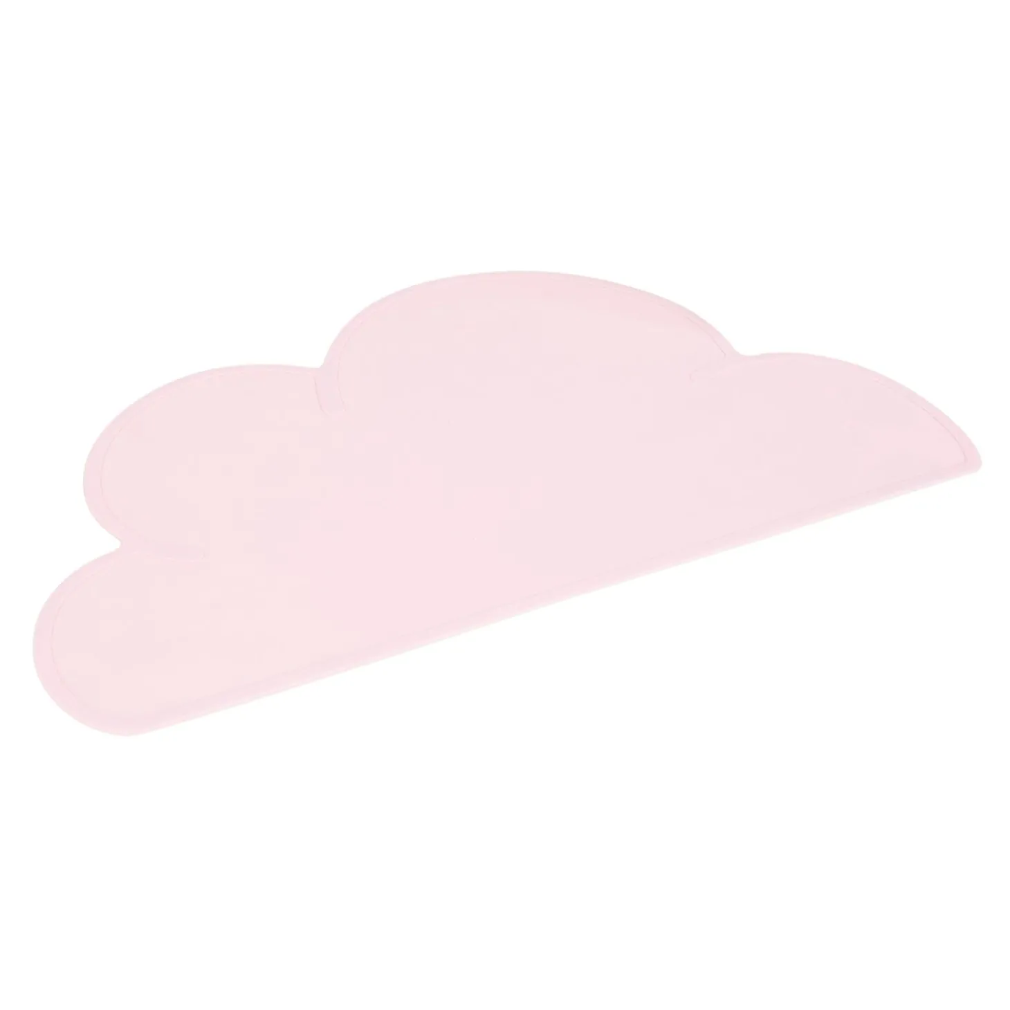 Baby Moo Cloud Shaped Kids Dining Table Silicone Waterproof Placemat - Pink