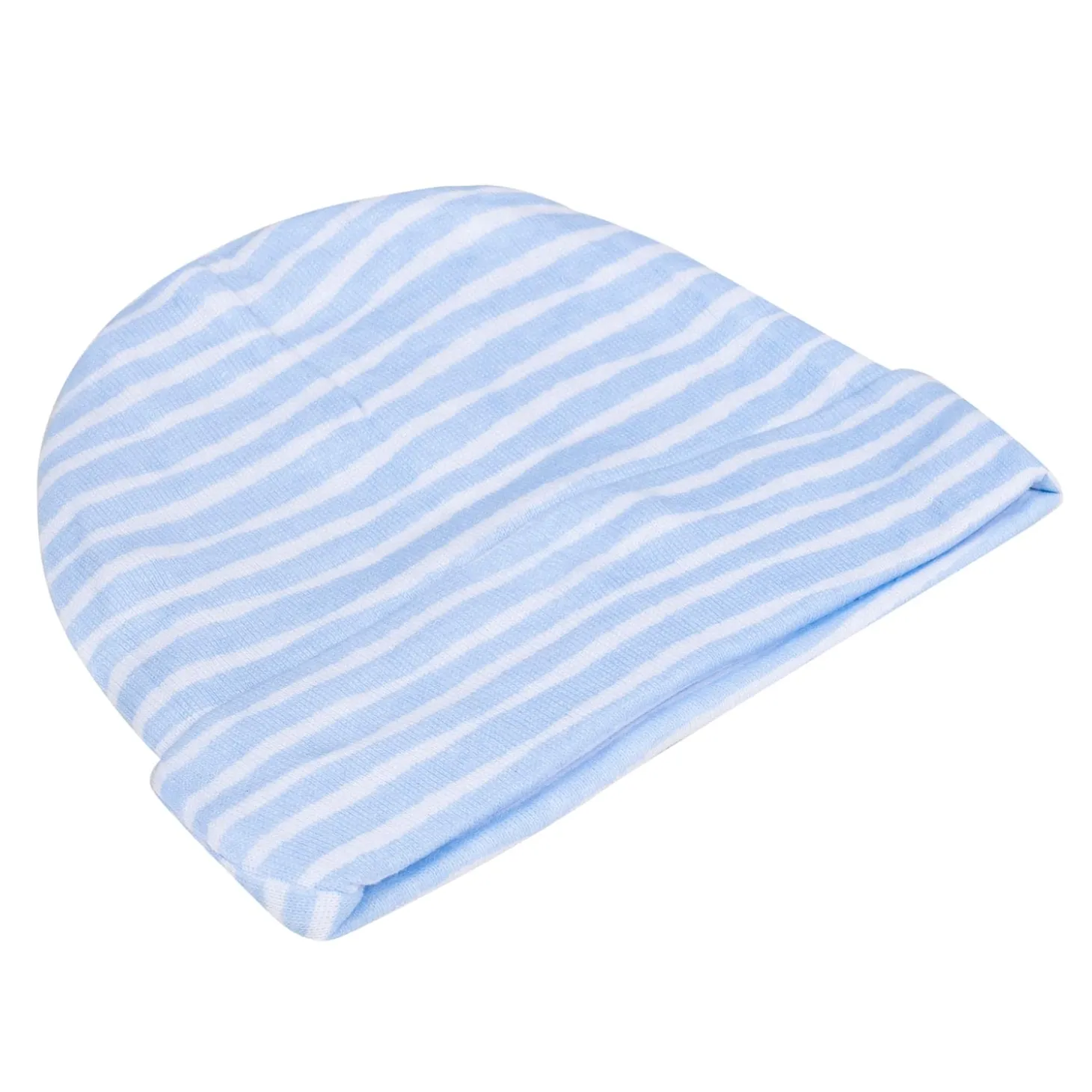Baby Moo Construction Truck Infants Ultra Soft 100% Cotton All Season Pack of 5 Caps - Blue