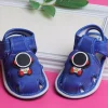 Baby Moo Cool Robot Velcro Strap Anti-Skid Chu Chu Sound Sandals - Blue