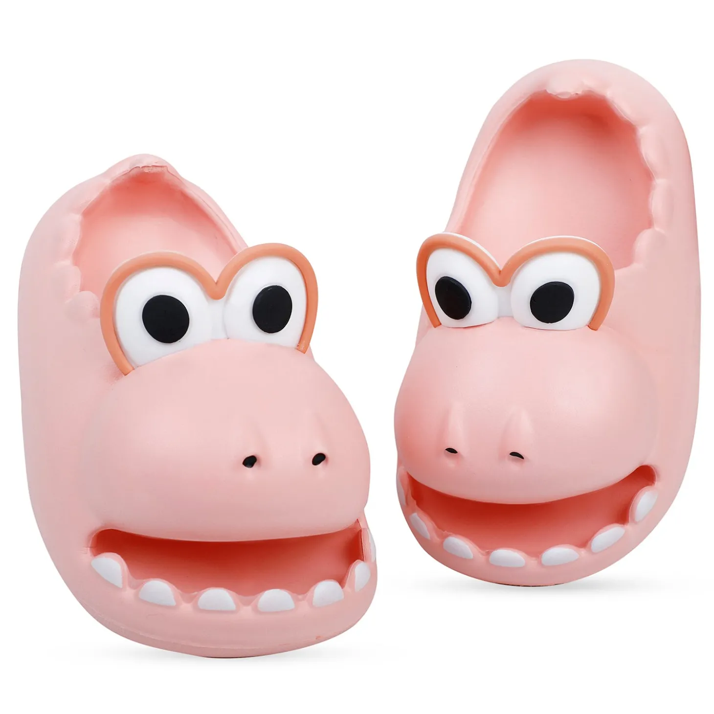 Baby Moo Crocodile Beach Slippers 3D Cartoon Sliders - Pink