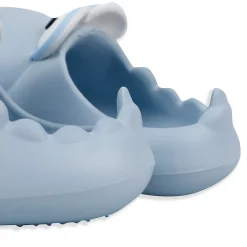 Baby Moo Crocodile Beach Slippers 3D Cartoon Sliders - Blue