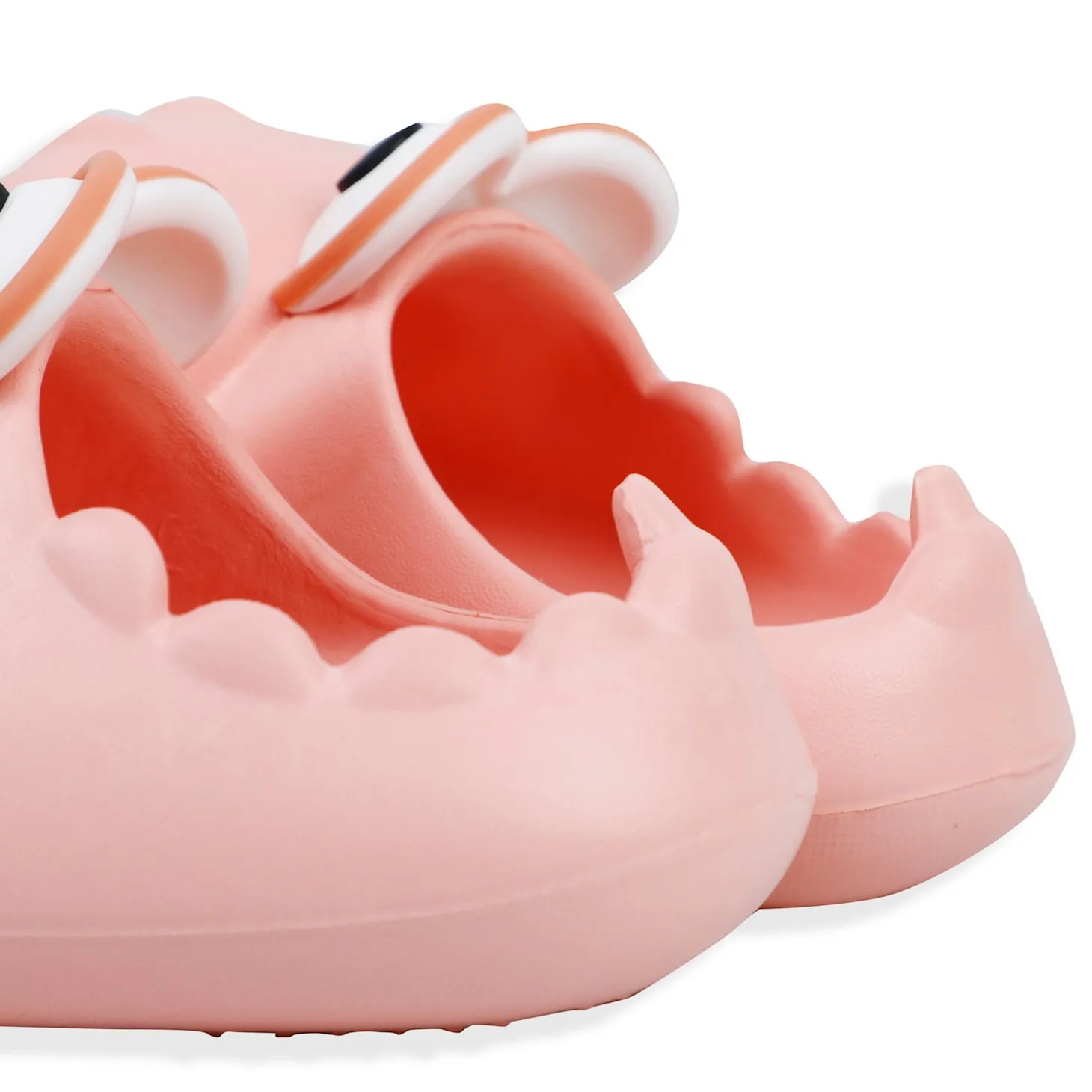Baby Moo Crocodile Beach Slippers 3D Cartoon Sliders - Pink