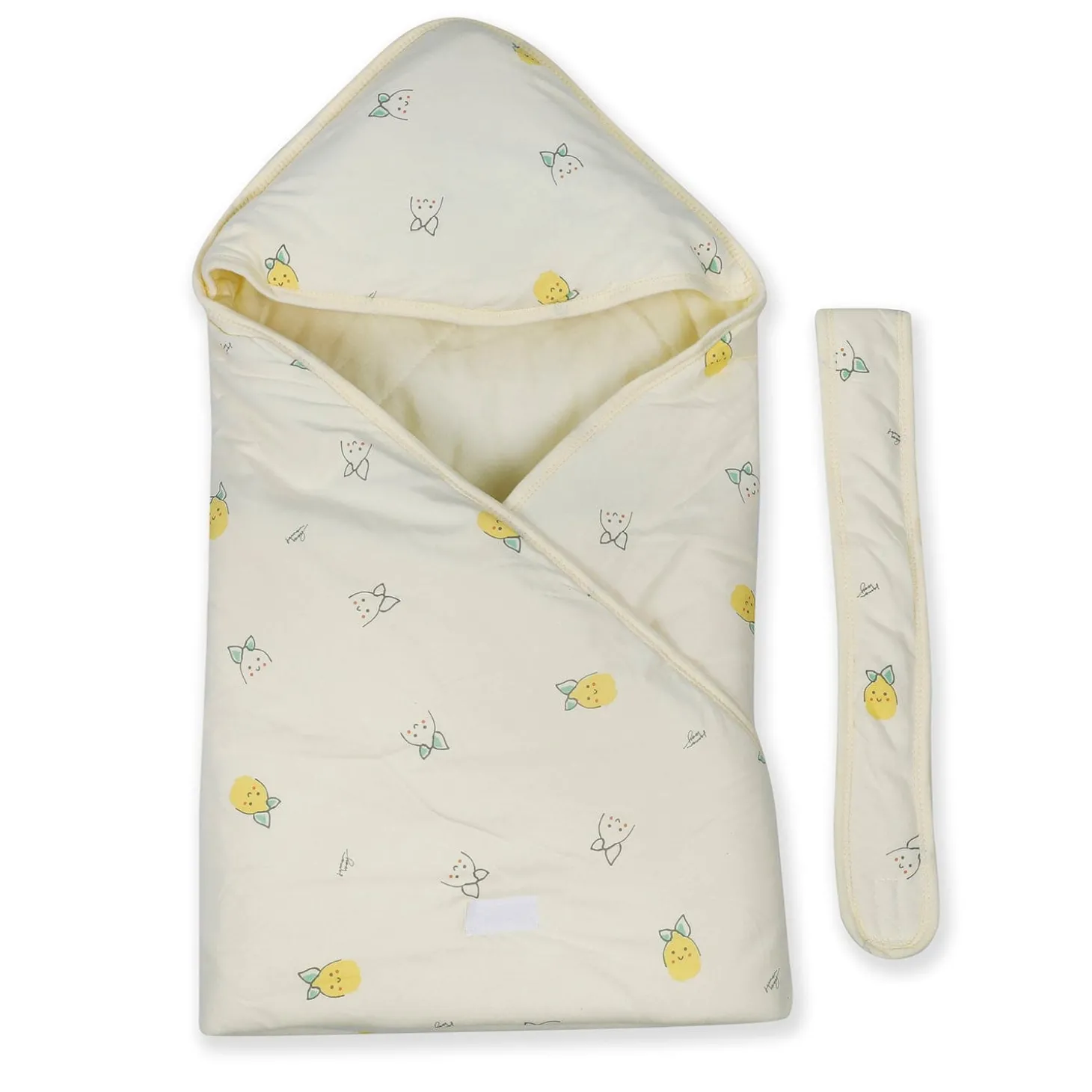 Baby Moo Cuddly Pet 100 % Cotton Wrapper - Yellow