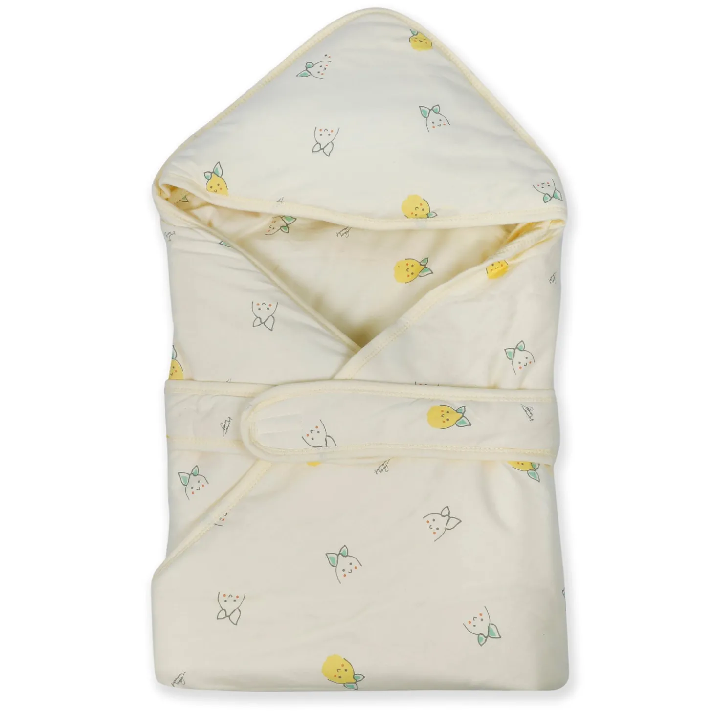 Baby Moo Cuddly Pet 100 % Cotton Wrapper - Yellow