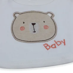 Baby Moo Cute Animal Embroidered Cotton Infant Essentials 8 pcs Romper Gift Set - White