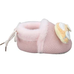 Baby Moo 3D Car Soft Slip-On Anti-Skid Plush Warm Booties - Peach
