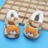 Baby Moo 3D Dear Bear Soft Slip-On Anti-Skid Plush Warm Booties - Brown
