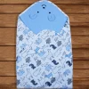 Baby Moo 3D Ear Puppy Soft Reversible Wrapper - Blue