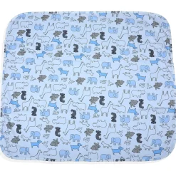 Baby Moo 3D Ear Puppy Soft Reversible Wrapper - Blue