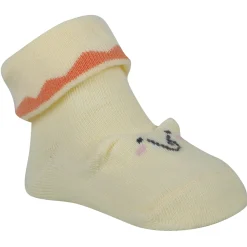 Baby Moo 3D Elephant Anti-Skid Socks Booties Pack of 3 - Pink, Multicolour