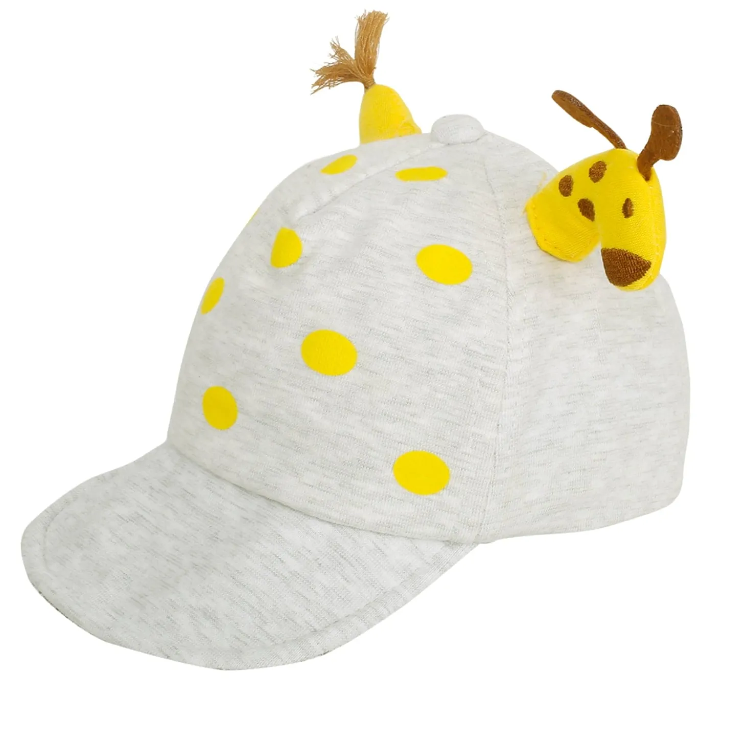 Baby Moo 3D Giraffe Grey Cap
