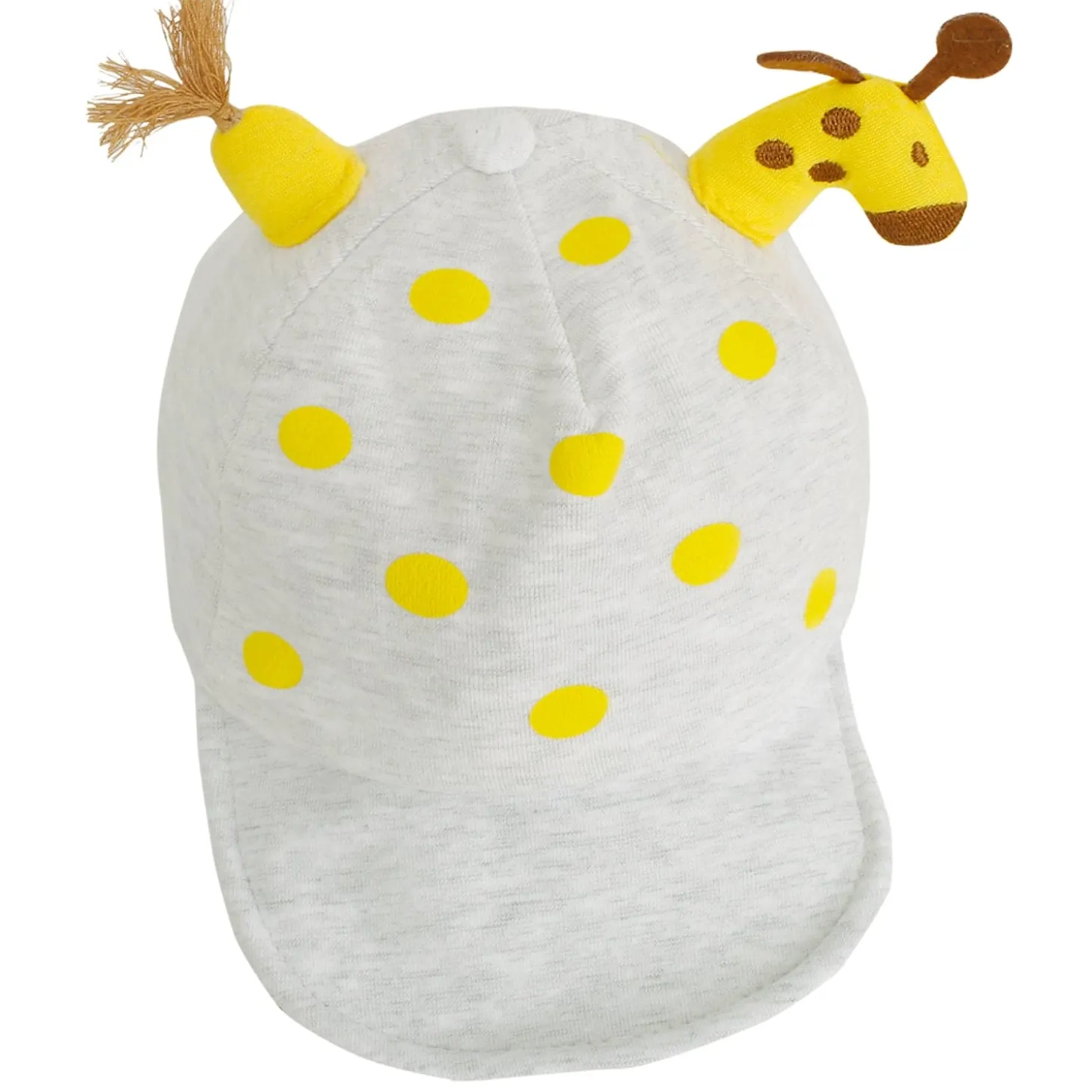 Baby Moo 3D Giraffe Grey Cap