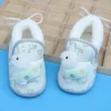 Baby Moo 3D Llama Elephant Prints Soft Slip-On Anti-Skid Plush Warm Booties - Green