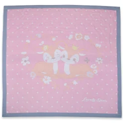 Baby Moo Deers In Love All Season Medium Muslin Blanket - Pink