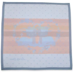 Baby Moo Deers In Love All Season Medium Muslin Blanket - Blue