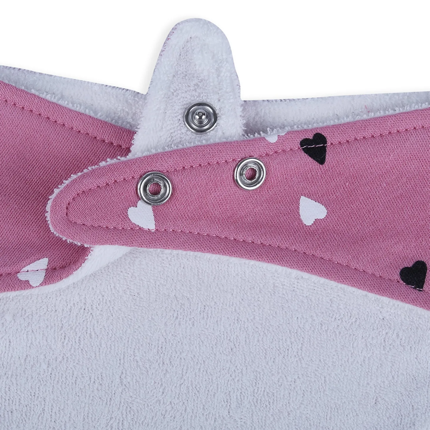 Baby Moo Dino-rrific Cotton 3 Pack Bandana Bibs - Pink