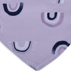 Baby Moo Dino-rrific Cotton 3 Pack Bandana Bibs - Pink