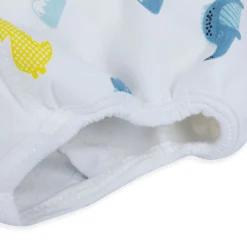 Baby Moo Dinosaur Reusable Cloth Training Diaper Panty - Multicolour