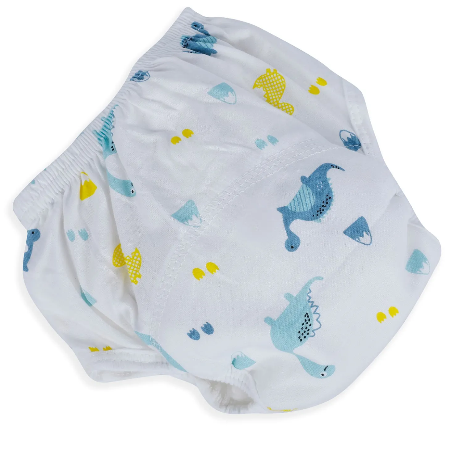 Baby Moo Dinosaur Reusable Cloth Training Diaper Panty - Multicolour