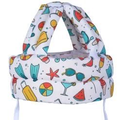 Baby Moo Diving Trip Head Protection Adjustable Cushioned Safety Helmet - White