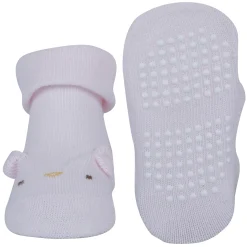 Baby Moo Dog 3D Anti-Skid Socks Booties Pack of 3 - Pink