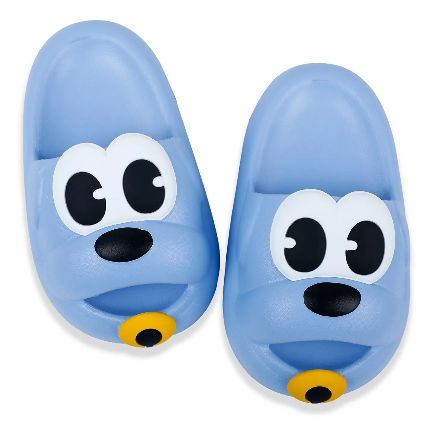 Baby Moo Dog Waterproof Soft Slippers Anti-Skid Sliders - Blue