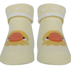 Baby Moo Duck 3D Anti-Skid Socks Booties Pack of 3 - Pink