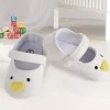 Baby Moo Ducklings White Booties