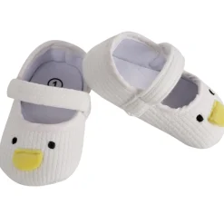 Baby Moo Ducklings White Booties