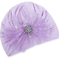 Baby Moo Elegant Pearl Matching Cap And Socks Set - Purple