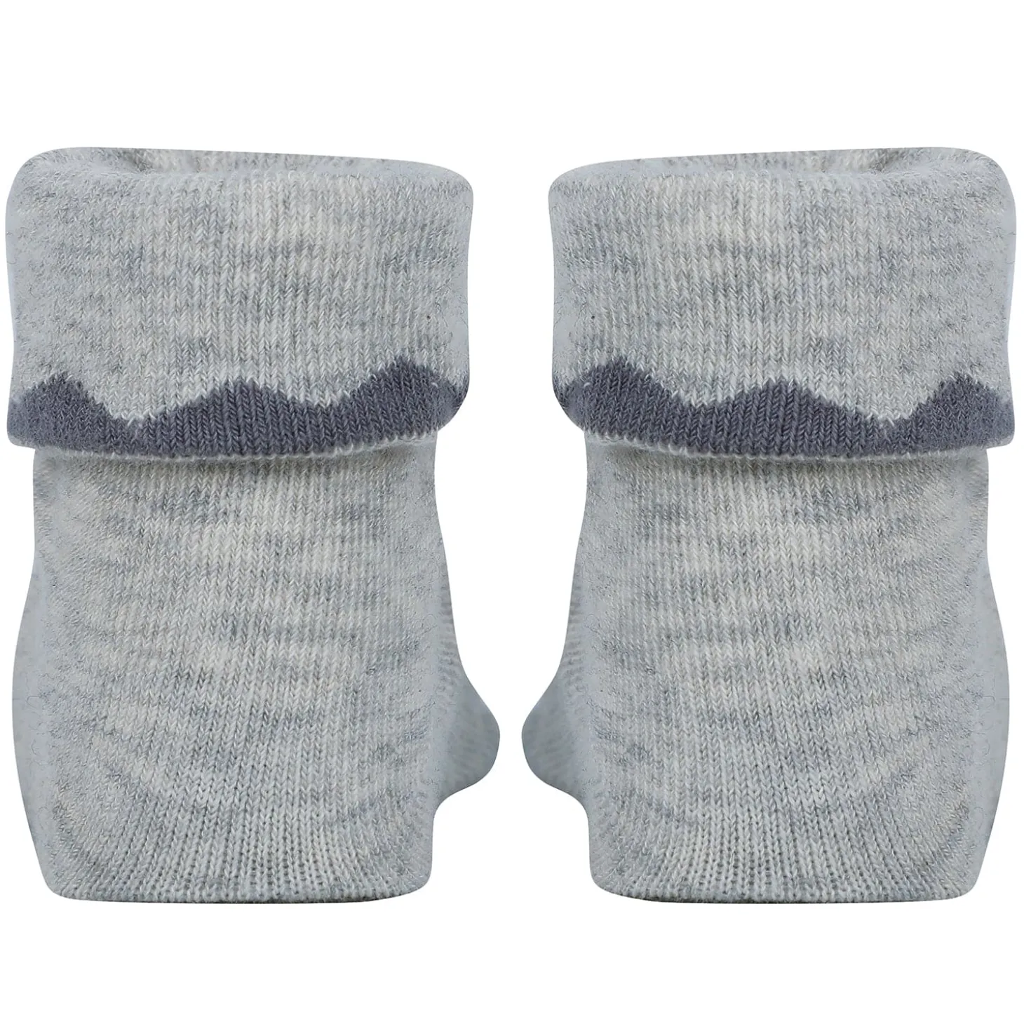 Baby Moo Elephant 3D Anti-Skid Socks Booties Pack of 3 - Blue, Multicolour