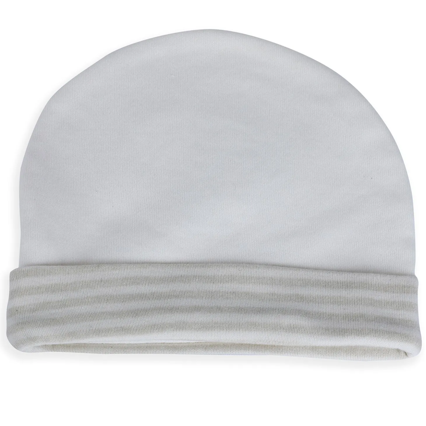 Baby Moo Elephant Organic Soft Cotton Cap - White