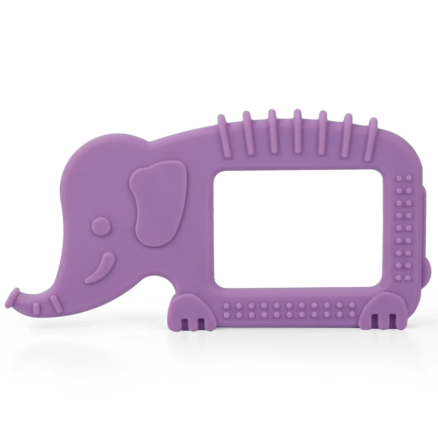 Baby Moo Elephant Soothing Silicon Teether BPA And Toxin Free - Purple