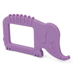 Baby Moo Elephant Soothing Silicon Teether BPA And Toxin Free - Purple