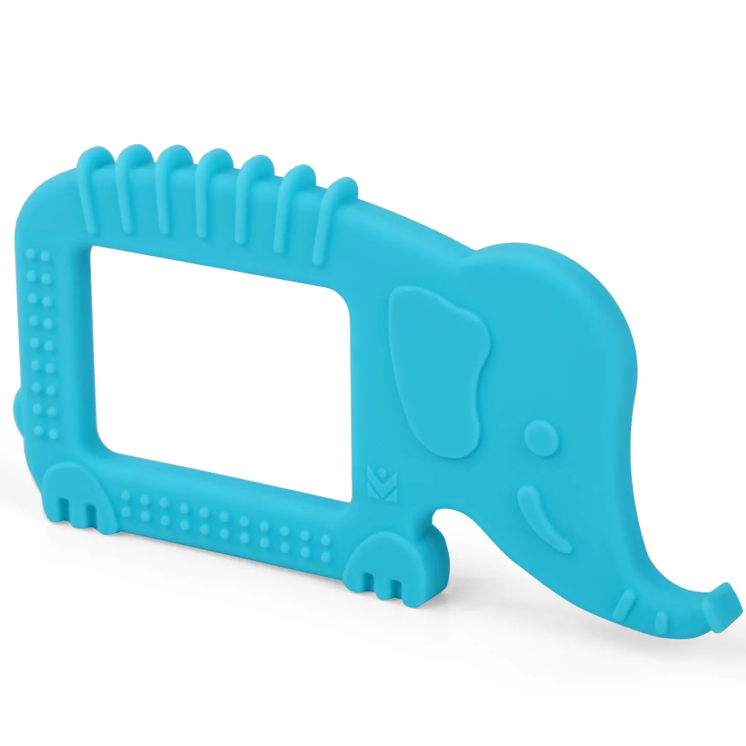 Baby Moo Elephant Soothing Silicon Teether BPA And Toxin Free - Blue