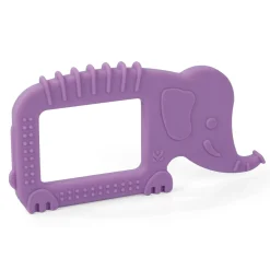 Baby Moo Elephant Soothing Silicon Teether BPA And Toxin Free - Purple