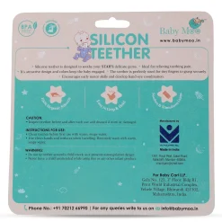 Baby Moo Elephant Soothing Silicon Teether BPA And Toxin Free - Pink