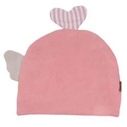 Baby Moo Fancy Fishy All Season Stretchable Hosiery Warm 3D Beanie Cap - Pink