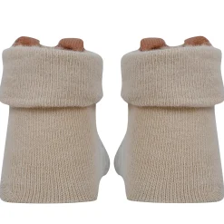 Baby Moo Fox Puppy 3D Anti-Skid Socks Booties Pack of 3 - Red, Blue