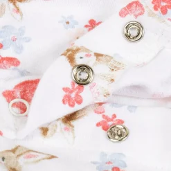 Baby Moo Garden Gift Set 3 Piece With Bodysuit, Socks And Headband - Pink, White