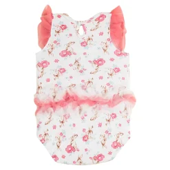 Baby Moo Garden Gift Set 3 Piece With Bodysuit, Socks And Headband - Pink, White