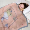 Baby Moo Giraffe All Season Medium Muslin Blanket - Orange