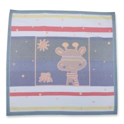 Baby Moo Giraffe All Season Medium Muslin Blanket - Orange